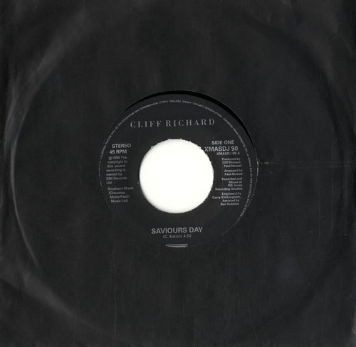 Cliff Richard Saviour's Day 7" vinyl single (7 inch record / 45) UK RIC07SA555821