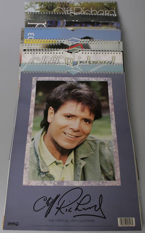Cliff Richard Set of 11 Calendars calendar UK RICCASE547685