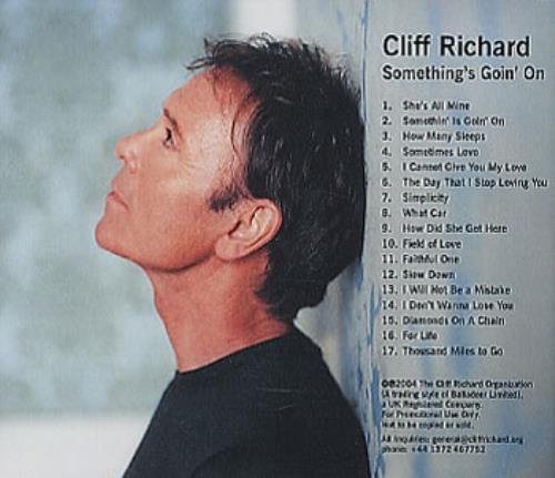 Cliff Richard Something's Goin' On CD album (CDLP) UK RICCDSO355651