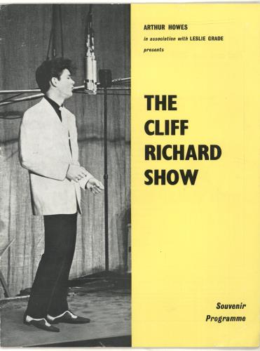Cliff Richard The Cliff Richard Show tour programme UK RICTRTH688767