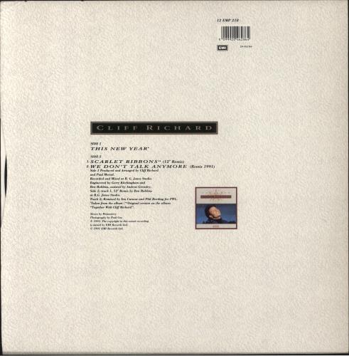 Cliff Richard This New Year 12" vinyl single (12 inch record / Maxi-single) UK RIC12TH863081
