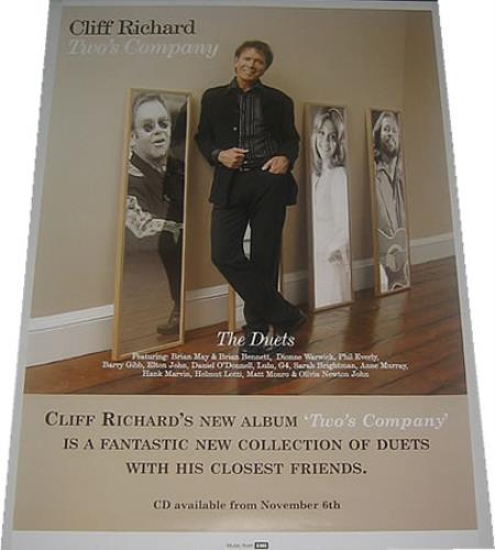 Cliff Richard Two' Company - The Duets poster UK RICPOTW392803