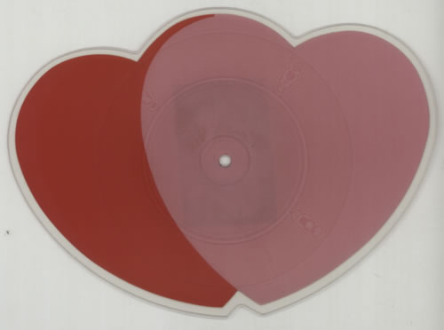 Cliff Richard Two Hearts shaped picture disc (picture disc vinyl record) UK RICSHTW43843