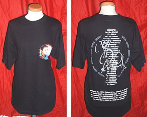 Cliff Richard Wanted Tour 2002 t-shirt UK RICTSWA312512