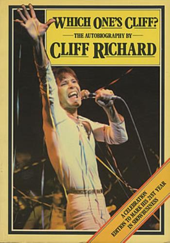 Cliff Richard Which One's Cliff? book UK RICBKWH222300