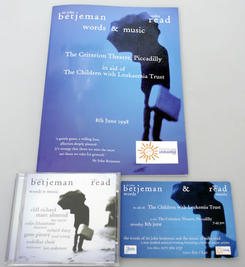 Cliff Richard Words & Music - Autographed media press kit UK RICKIWO565892