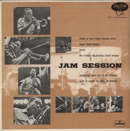 Clifford Brown Jam Session vinyl LP album (LP record) Japanese C~BLPJA883914