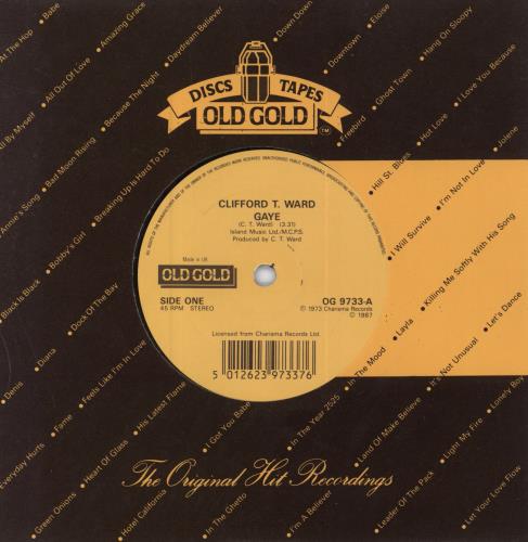 Clifford T. Ward Gaye 7" vinyl single (7 inch record / 45) UK CTW07GA810702