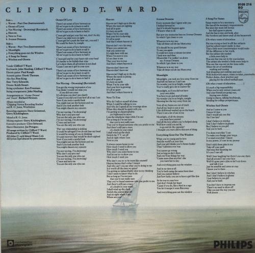 Clifford T. Ward Waves vinyl LP album (LP record) UK CTWLPWA516775