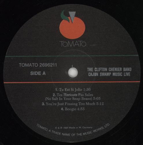 Clifton Chenier Cajun Swamp Music Live 2-LP vinyl record set (Double LP Album) German C2C2LCA856782