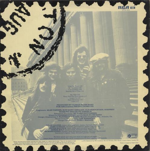 Climax Blues Band Stamp Album vinyl LP album (LP record) UK CMXLPST135764