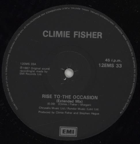 Climie Fisher Rise To The Occasion 12" vinyl single (12 inch record / Maxi-single) UK CLI12RI44807