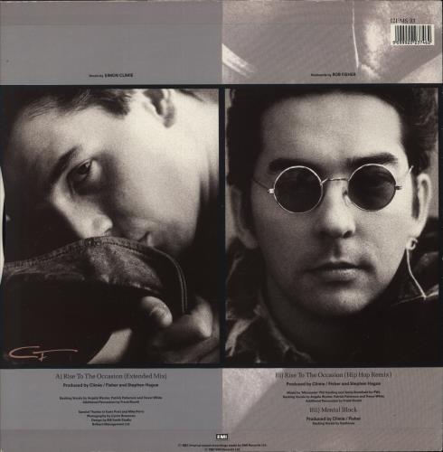 Climie Fisher Rise To The Occasion 12" vinyl single (12 inch record / Maxi-single) UK CLI12RI44807