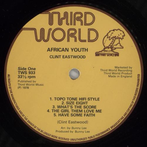 Clint Eastwood (Reggae) African Youth vinyl LP album (LP record) UK CZKLPAF864956