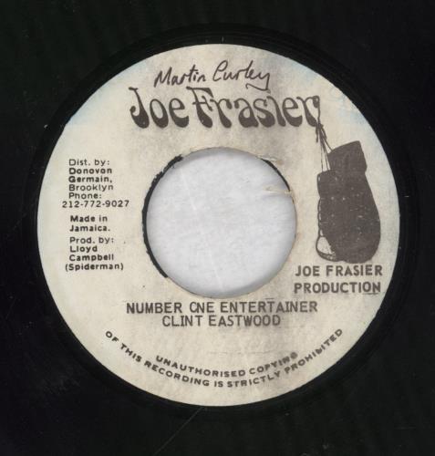 Clint Eastwood Number One Entertainer 7" vinyl single (7 inch record / 45) Jamaican CE207NU826653