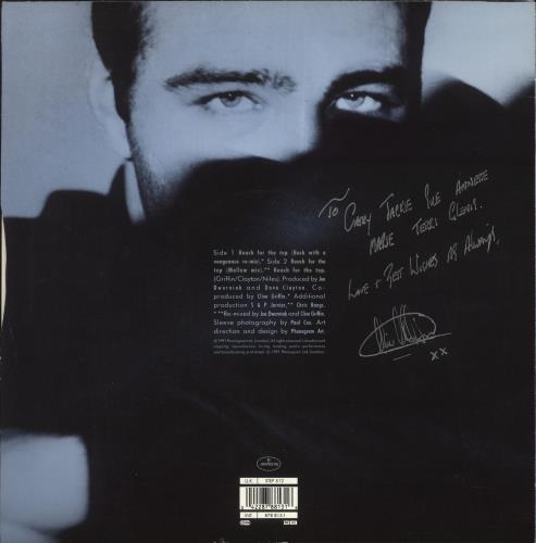 Clive Griffin Reach For The Top - Autographed 12" vinyl single (12 inch record / Maxi-single) UK CGR12RE748322