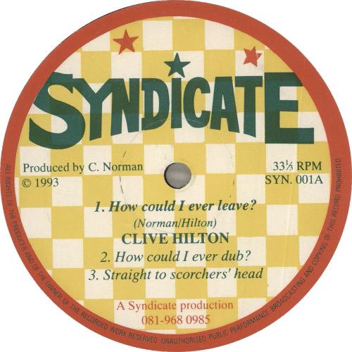 Clive Hylton How Could I Ever Leave 12" vinyl single (12 inch record / Maxi-single) UK Q8J12HO709499