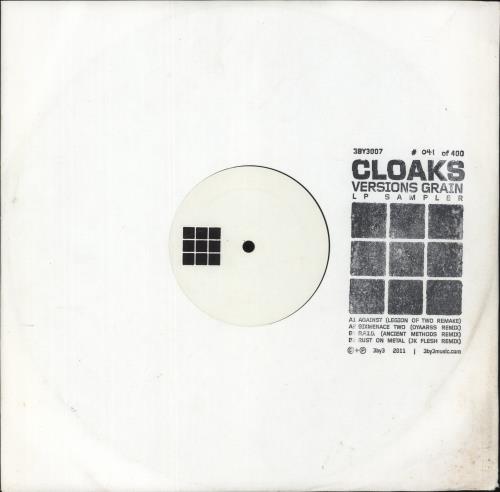 Cloaks Versions Grain LP Sampler 12" vinyl single (12 inch record / Maxi-single) UK 9L612VE865576