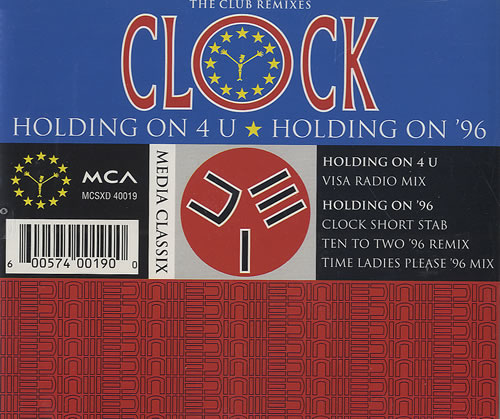 Clock Holding On 4 U 2-CD single set (Double CD single) UK CEZ2SHO437807