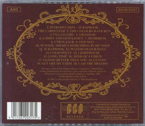 Clouds (Prog) Scrapbook / Watercolour Days CD album (CDLP) UK UD1CDSC800335