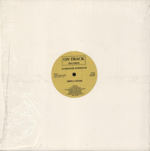 Clubhouse Syndicate Simply House 12" vinyl single (12 inch record / Maxi-single) US -0012SI887953
