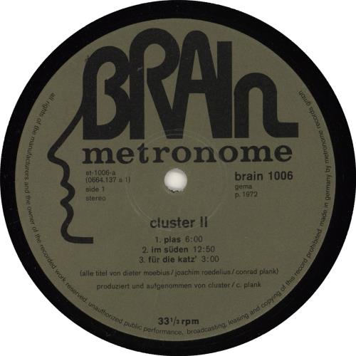 Cluster Cluster II - Ex vinyl LP album (LP record) German F1ULPCL331077
