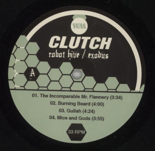 Clutch Robot Hive / Exodus 2-LP vinyl record set (Double LP Album) UK C282LRO867020