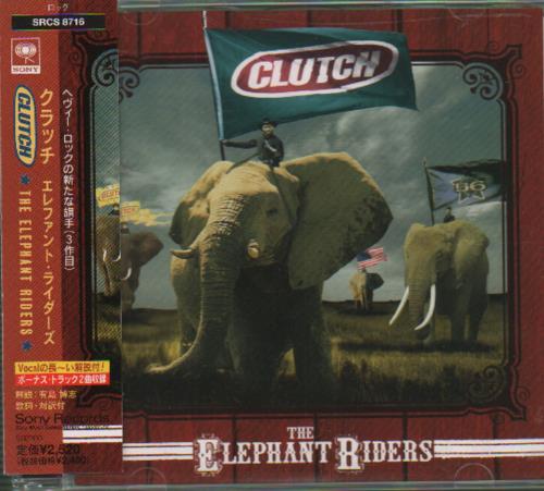 Clutch The Elephant Riders CD album (CDLP) Japanese C28CDTH518365