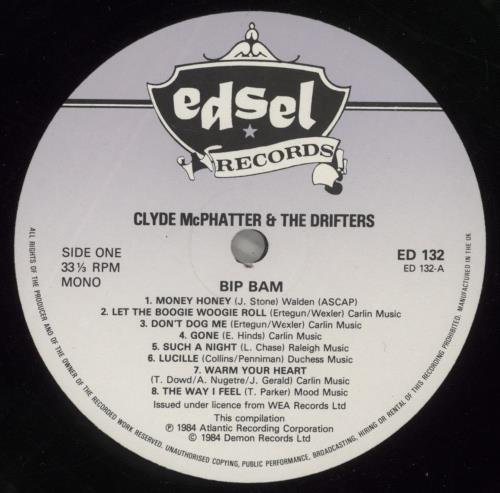 Clyde McPhatter Bip Bam vinyl LP album (LP record) UK 8CMLPBI662335