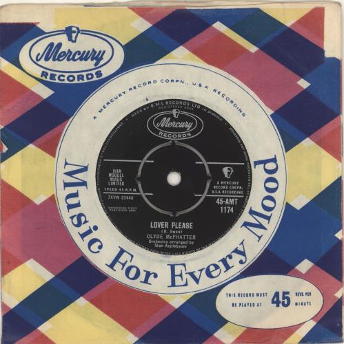 Clyde McPhatter Lover Please 7" vinyl single (7 inch record / 45) UK 8CM07LO723161