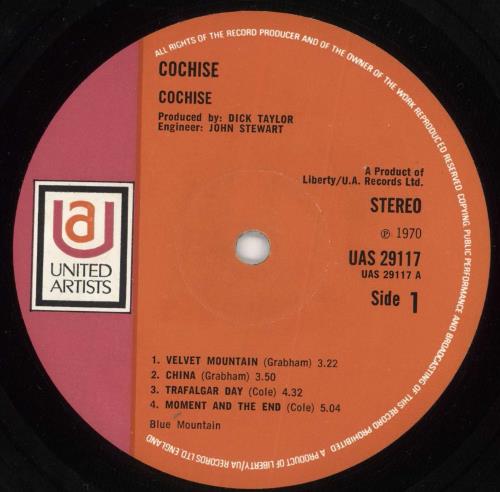 Cochise Cochise - EX vinyl LP album (LP record) UK CCHLPCO725067