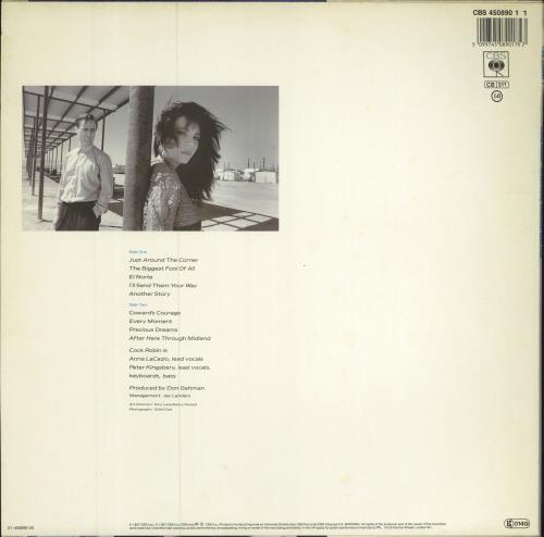 Cock Robin After Here Through Midland - hype sticker vinyl LP album (LP record) Dutch CCKLPAF782386