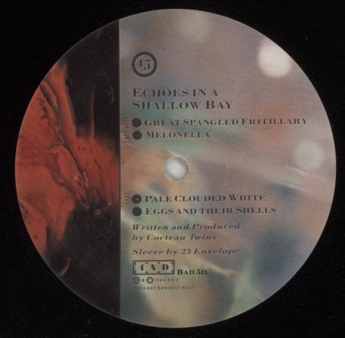 Cocteau Twins Echoes In A Shallow Bay EP 12" vinyl single (12 inch record / Maxi-single) UK COC12EC83425