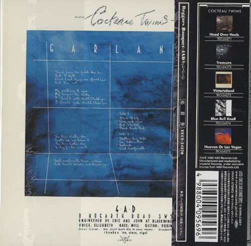 Cocteau Twins Garlands CD album (CDLP) Japanese COCCDGA395981