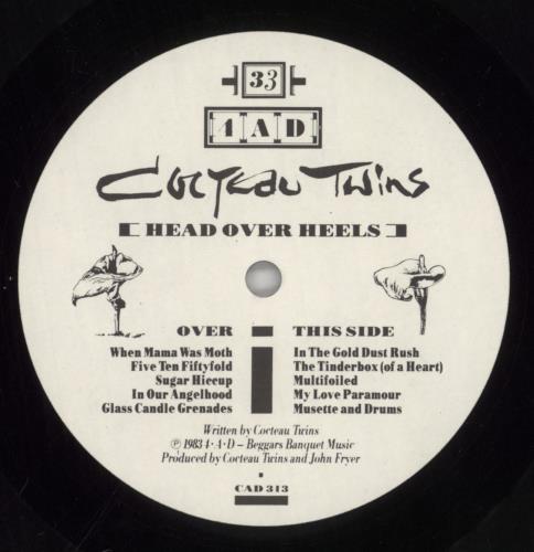 Cocteau Twins Head Over Heels vinyl LP album (LP record) UK COCLPHE683252