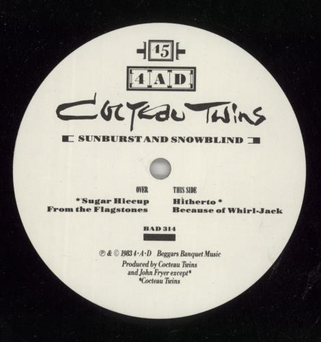 Cocteau Twins Sunburst And Snowblind EP - EX 12" vinyl single (12 inch record / Maxi-single) UK COC12SU54904