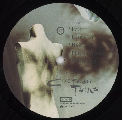 Cocteau Twins Treasure - EX vinyl LP album (LP record) UK COCLPTR121363