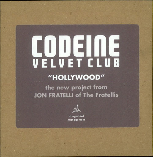 Codeine Velvet Club Hollywood CD-R acetate US CVXCRHO510047