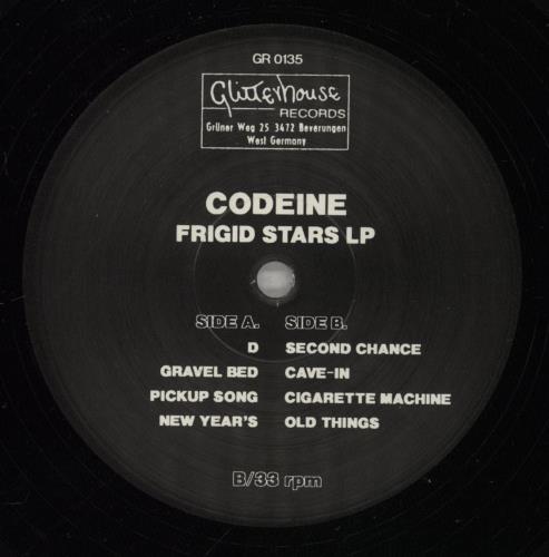Codeine Frigid Stars LP vinyl LP album (LP record) German C5KLPFR881689