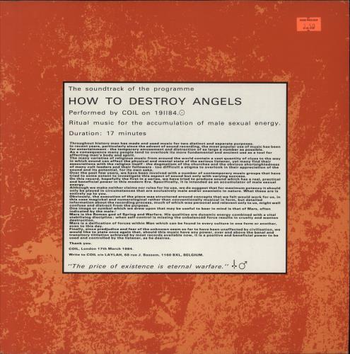 Coil How To Destroy Angels vinyl LP album (LP record) Belgian COILPHO349692