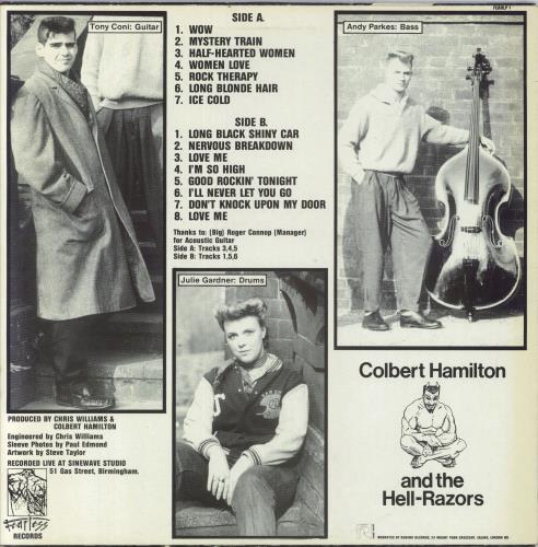 Colbert Hamilton Colbert Hamilton And The Hell-Razors vinyl LP album (LP record) UK 6OMLPCO830103