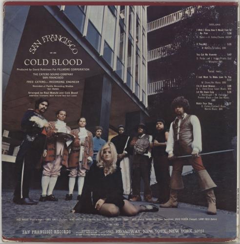Cold Blood Cold Blood - VG vinyl LP album (LP record) US BO7LPCO765638