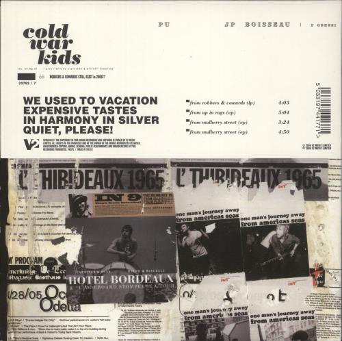 Cold War Kids We Used To Vacation 7" vinyl single (7 inch record / 45) UK CWD07WE381079