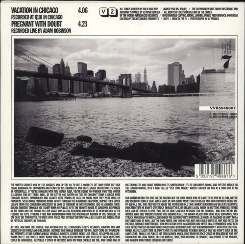 Cold War Kids We Used To Vacation 7" vinyl single (7 inch record / 45) UK CWD07WE417623