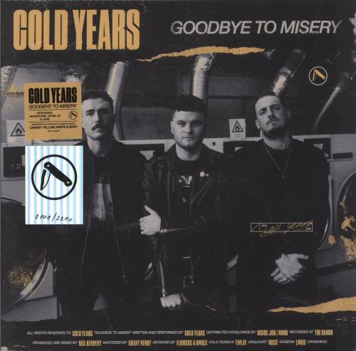 Cold Years Goodbye To Misery - Canary Yellow, White & Grey Vinyl - Sealed vinyl LP album (LP record) UK 34NLPGO870046