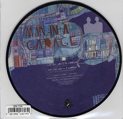 Coldcut Man In A Garage 7" vinyl picture disc (7 inch picture disc single) UK CCU7PMA344954
