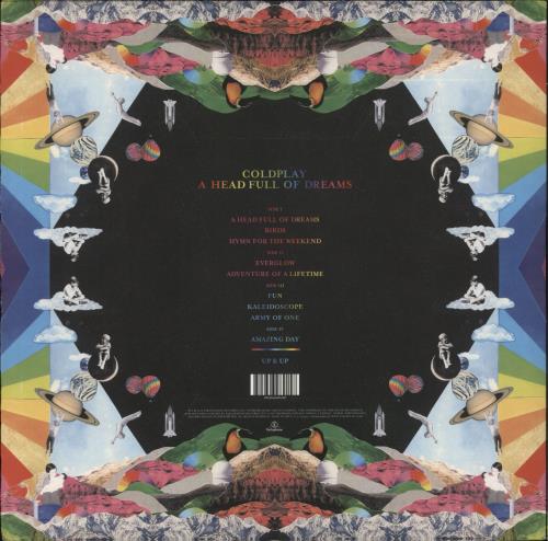 Coldplay A Head Full of Dreams - 180gm Pink Neon & Blue Vinyl - EX 2-LP vinyl record set (Double LP Album) UK DPY2LAH871373