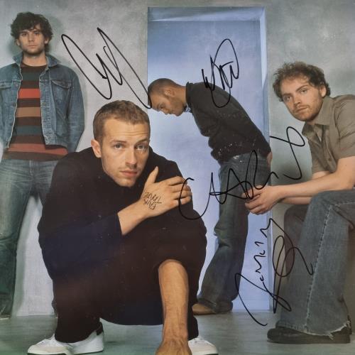 Coldplay A Rush Of Blood To The Head - Autographed display US DPYDIAR793671