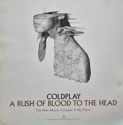 Coldplay A Rush Of Blood To The Head - Autographed display US DPYDIAR793671