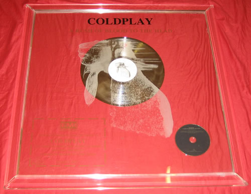 Coldplay A Rush Of Blood To The Head award disc Mexican DPYAWAR350609